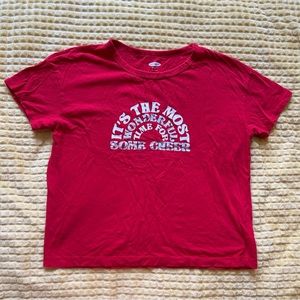 christmas shirt “it’s the most wonderful time for some cheer” size medium
